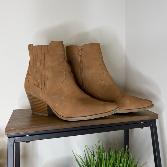 Indigo Shoes - Indigo Rd Tan Ankle Boots